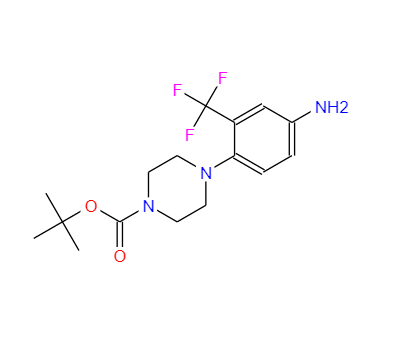 4-(4-氨基-2-三氟甲基-苯基)-哌嗪-1-甲酸 叔丁基 酯,4-(4-AMINO-2-TRIFLUOROMETHYL-PHENYL)-PIPERAZINE-1-CARBOXYLIC ACID TERT-BUTYL ESTER