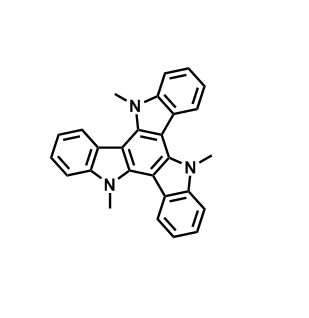 5,10,15-trimethyl-10,15-dihydro-5H-diindolo[3,2-a:3',2'-c]carbazole,5,10,15-trimethyl-10,15-dihydro-5H-diindolo[3,2-a:3',2'-c]carbazole