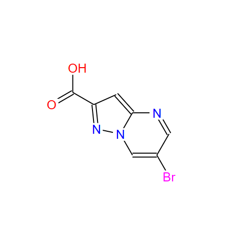 6-溴吡唑并[1,5-A]嘧啶-2-羧酸,6-BROMO-PYRAZOLO[1,5-A]PYRIMIDINE-2-CARBOXYLIC ACID