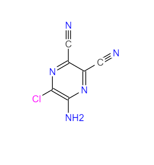 2,3-二氰基-5-氨基-6-氯吡嗪,5-AMINO-6-CHLORO-2,3-DICYANOPYRAZINE