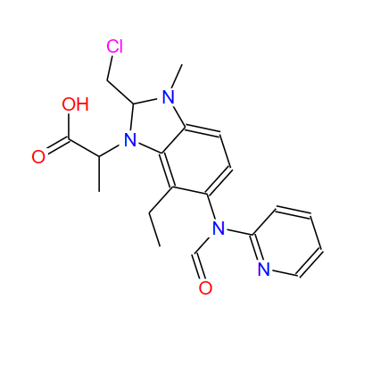 达比加群酯中间体3,ethyl 3-(2-(chloroMethyl)-1-Methyl-N-(pyridin-2-yl)-1H-benzo[d]iMidazole-5-carboxaMido)propanoate