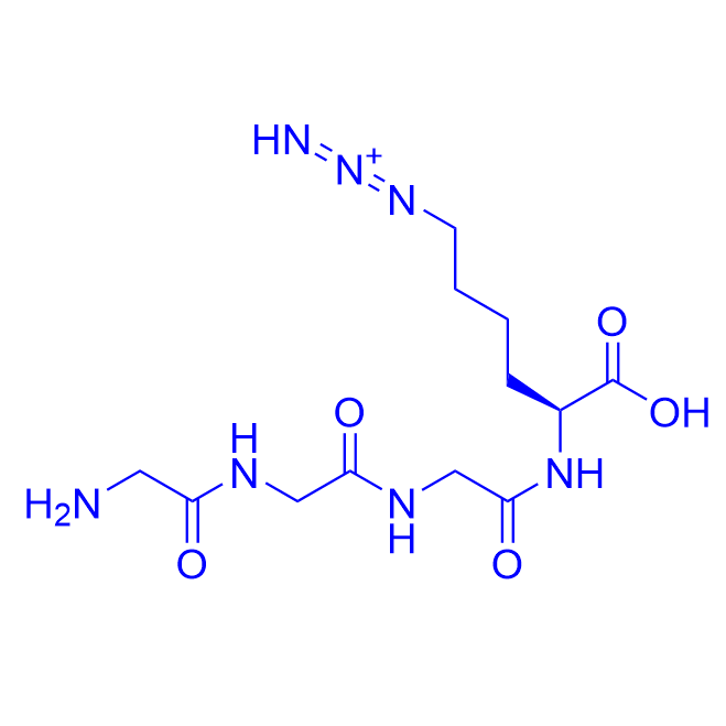 点击化学试剂多肽,H-(Gly)3-Lys(N3)-OH (hydrochloride)