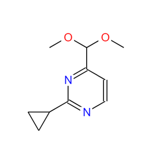 2-環(huán)丙基-4-二甲氧基甲基嘧啶,2-Cyclopropyl-4-dimethoxymethylpyrimidine