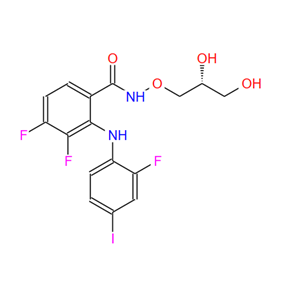 N-[(2R)-2,3-二羟基丙氧基]-3,4-二氟-2-[(2-氟-4-碘苯)氨基]苯甲酰胺,PD 032590