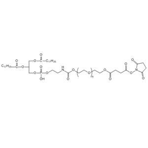 DSPE-PEG-SS，磷脂-聚乙二醇-琥珀酰亚胺基琥珀酸酯