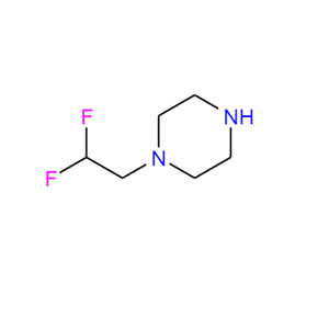 1-(2,2-二氟乙基)哌嗪,Piperazine, 1-(2,2-difluoroethyl)- (9CI)