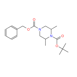 1-BOC-4-CBZ-2,6-二甲基哌嗪 1207455-37-5