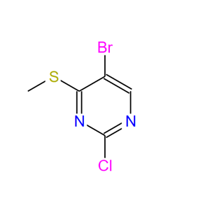 	5-溴-2-氯-4-(甲硫基)嘧啶