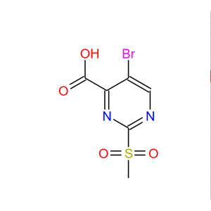 2-甲砜基-5-溴-4-嘧啶甲酸