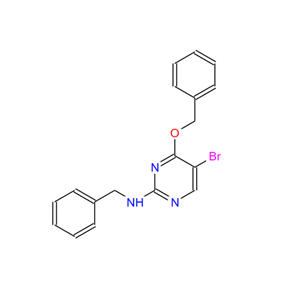 2-苄基氨-4-苄氧基-5-溴嘧啶