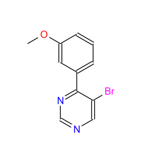 5-溴-4-(3-甲氧基苯基)嘧啶,5-Bromo-4-(3-methoxyphenyl)pyrimidine