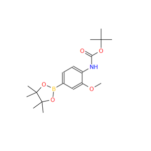 4-(叔丁氧羰氨基)-3-甲氧基苯硼酸频那醇酯；262433-02-3