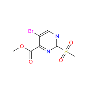 2-甲砜基-5-溴-4-嘧啶甲酸甲酯,Methyl5-bromo-2-(methylsulfonyl)pyrimidine-4-carboxylate