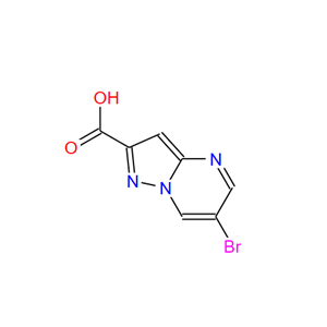 6-溴吡唑并[1,5-A]嘧啶-2-羧酸,6-BROMO-PYRAZOLO[1,5-A]PYRIMIDINE-2-CARBOXYLIC ACID