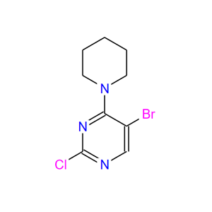 5-溴-2-氯-4-(哌啶-1-基)嘧啶,5-BROMO-2-CHLORO-4-(1-PIPERIDINYL)PYRIMIDINE