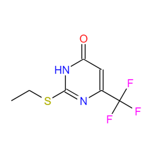 2-乙硫基-4-羟基-6-三氟甲基嘧啶,2-ethylsulfanyl-6-(trifluoromethyl)-1H-pyrimidin-4-one