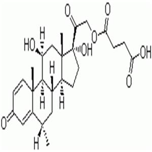 6a-甲基泼尼松龙半瑚珀酸酯,Methylprednisolone Hemisuccinate