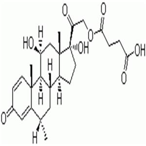 6a-甲基潑尼松龍半瑚珀酸酯,Methylprednisolone Hemisuccinate