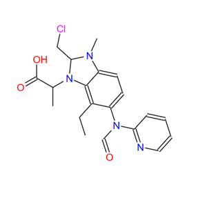 达比加群酯中间体3,ethyl 3-(2-(chloroMethyl)-1-Methyl-N-(pyridin-2-yl)-1H-benzo[d]iMidazole-5-carboxaMido)propanoate