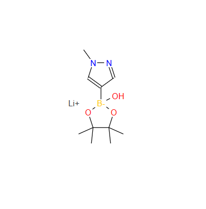 1-甲基吡唑-4-硼酸频那醇酯-氢氧化锂络合物,lithium 2-hydroxy-4,4,5,5-tetramethyl-2-(1-methyl-1H-pyrazol-4-yl)-1,3,2-dioxaborolan-2-uide