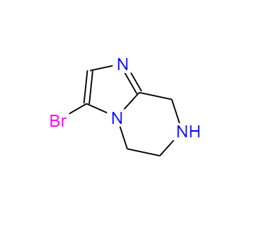 3-溴咪唑[1,2-A] 5,6,7,8-四氫吡嗪鹽酸鹽,3-Bromo-5,6,7,8-tetrahydro-imidazo[1,2-a]pyrazine