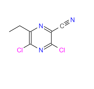 3,5-二氯-6-2-乙基吡嗪-2-甲腈,3,5-Dichloro-6-ethylpyrazine-2-carbonitrile