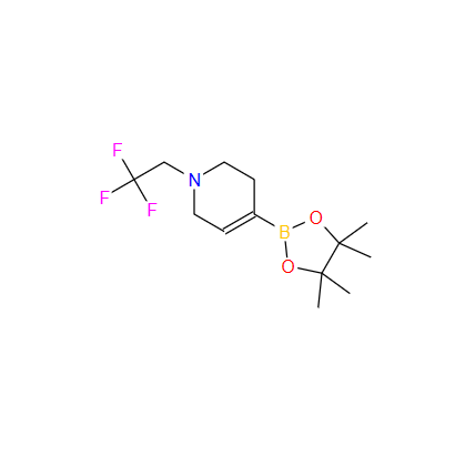 1-(2,2,2-三氟乙基)-1,2,3,6-4H-吡啶-4-硼酸頻那醇酯,4-(4,4,5,5-tetramethyl-1,3,2-dioxaborolan-2-yl)-1-(2,2,2-trifluoroethyl)-1,2,3,6-tetrahydropyridine