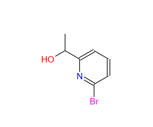 1-(6-溴-2-嘧啶基)乙醇,1-(6-bromo-2-pyridinyl)ethanol(SALTDATA: FREE)