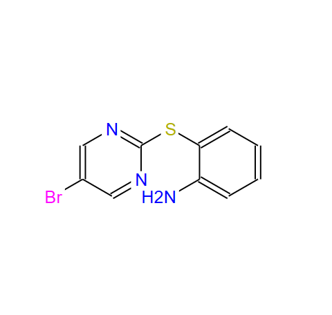 2-[(5-溴嘧啶-2-基)硫代]苯胺,2-[(5-BROMOPYRIMIDIN-2-YL)THIO]ANILINE