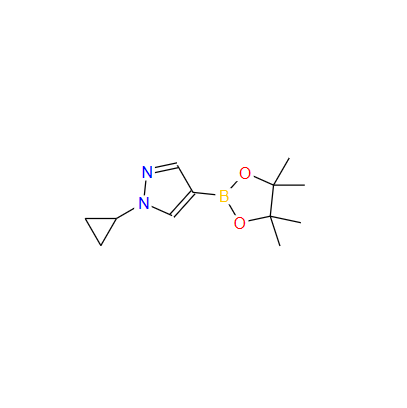 1-環(huán)丙基吡唑-4-硼酸片吶醇酯,1-Cyclopropyl-4-(4,4,5,5-tetraMethyl-1,3,2-dioxaborolan-2-yl)-1H-pyrazole