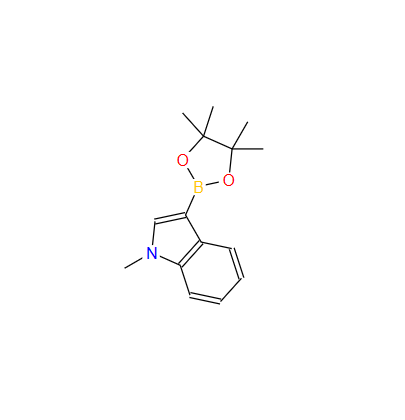 N-甲基吲哚-3-硼酸频哪醇酯,1-METHYL-3-(4,4,5,5-TETRAMETHYL-1,3,2-DIOXABOROLAN-2-YL)-1H-INDOLE