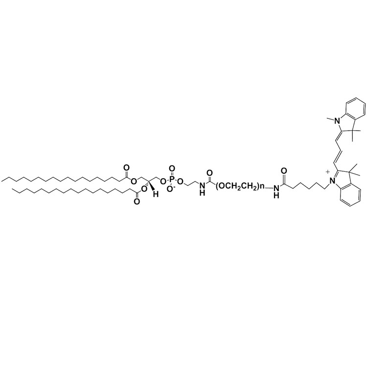 磷脂-聚乙二醇-氰基Cy3,DSPE-PEG-Cy3;Cyanine3-PEG-DSPE