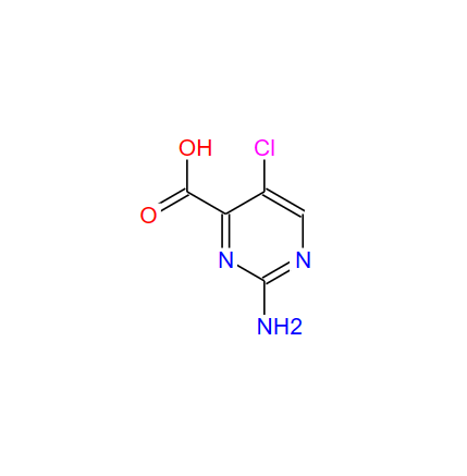 2-氨基-5-氯嘧啶-4-羧基 酸,2-AMino-5-chloropyriMidine-4-carboxylic acid