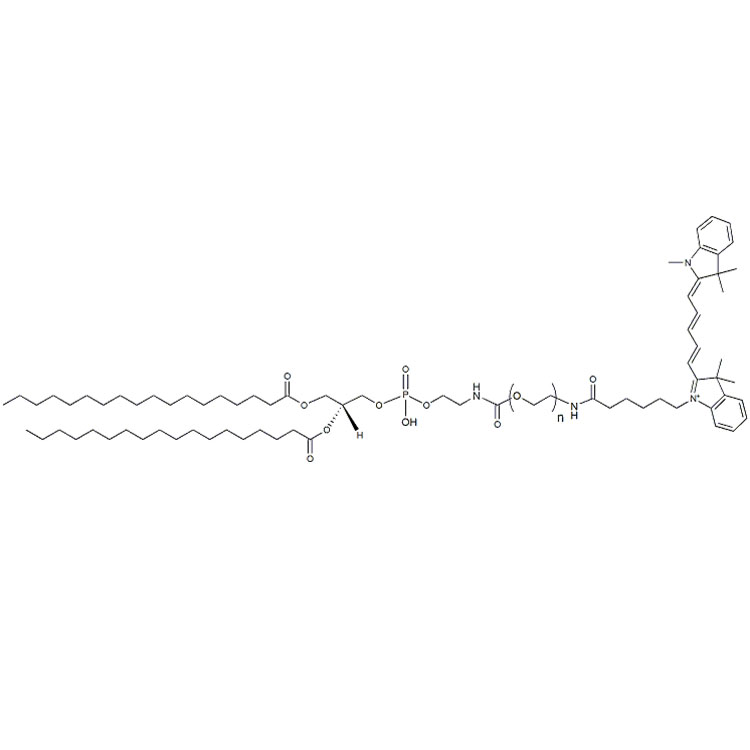 磷脂-聚乙二醇-氰基Cy5,DSPE-PEG-Cy5;Cyanine5-PEG-DSPE