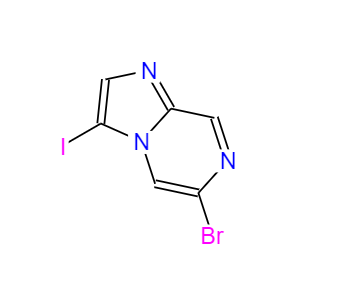 6-溴-3-碘咪唑并[1,2-A]吡嗪,6-Bromo-3-iodoimidazo[1,2-a]pyrazine