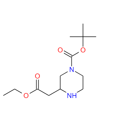 3-乙氧羰基甲基哌嗪-1-羧酸叔丁基酯,3-ETHOXYCARBONYLMETHYL-PIPERAZINE-1-CARBOXYLIC ACID TERT-BUTYL ESTER