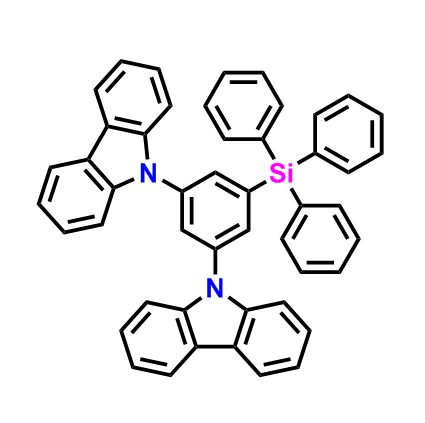 3,5-二(9H-咔唑-9-基)苯基]三苯基硅烷,9,9'-(5-(Triphenylsilyl)-1,3-phenylene)bis(9H-carbazole)