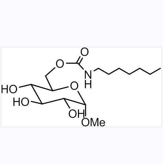 Methyl 6-O-(-n-heptylcarbamoyl)-α-D-glucopyranoside (HECAMEG)