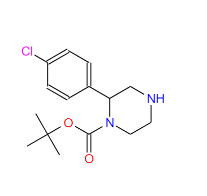 2-(4-氯苯基)哌嗪-1-羧酸叔丁酯,2-(4-CHLOROPHENYL)PIPERAZINE-1-CARBOXYLIC ACID TERT-BUTYL ESTER