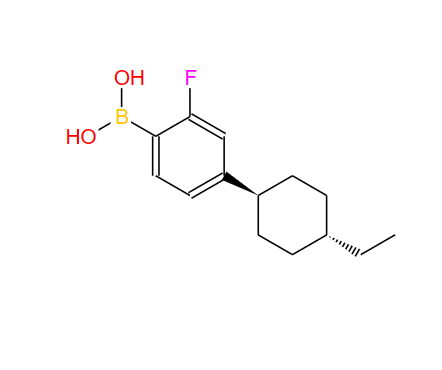 4-(反-4-乙基环己基)-2-氟苯硼酸,B-[4-(trans-4-Ethylcyclohexyl)-2-fluorophenyl]boronic acid