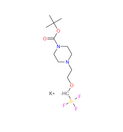 Potassium 2-{4-(N-Boc)-piperazin-1-yl}ethoxymethyltrifluoroborate,Potassium 2-{4-(N-Boc)-piperazin-1-yl}ethoxymethyltrifluoroborate