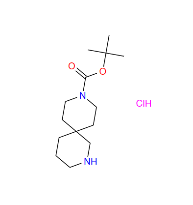 叔丁基 2,9-二氮杂螺[5.5]十一烷-9-甲酸酯 盐酸盐,tert-butyl 2,9-diazaspiro[5.5]undecane-9-carboxylate hydrochloride