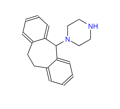 1-二苯环庚基哌嗪,1-(DIBENZOSUBERYL)PIPERAZINE
