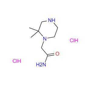 2-(2,2-二甲基哌嗪-1-基)乙酰胺鹽酸鹽,2-(2,2-DIMETHYLPIPERAZIN-1-YL)-ACETAMIDE 2HCL