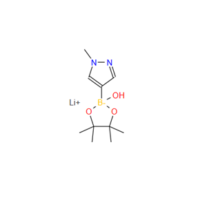 1-甲基吡唑-4-硼酸频那醇酯-氢氧化锂络合物；1173889-20-7