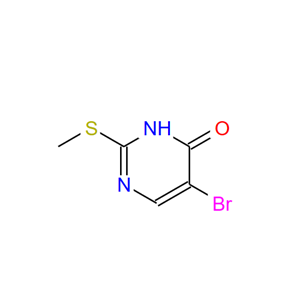 5-溴-2-(甲硫基)-4(1氢)-嘧啶酮,5-bromo-2-methylsulfanyl-3H-pyrimidin-4-one