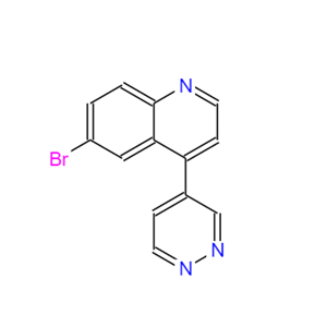 6-溴-4-(吡嗪-4-基)喹啉