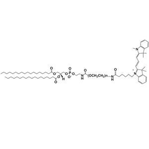 DSPE-PEG-Cyanine3，磷脂-聚乙二醇-氰基Cy3