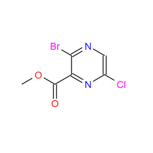 3-溴-6-氯吡嗪-2-羧酸甲酯
