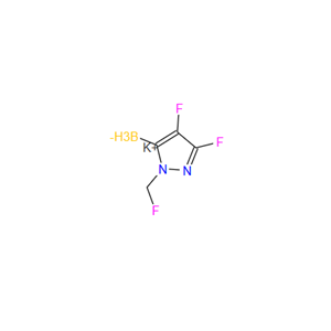 1-甲基吡唑-5-硼酸三氟硼酸钾；1258323-45-3